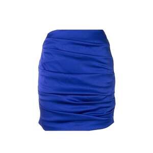 Alex Perry - Satin Crepe Ruched Mini Skirt - AU 10